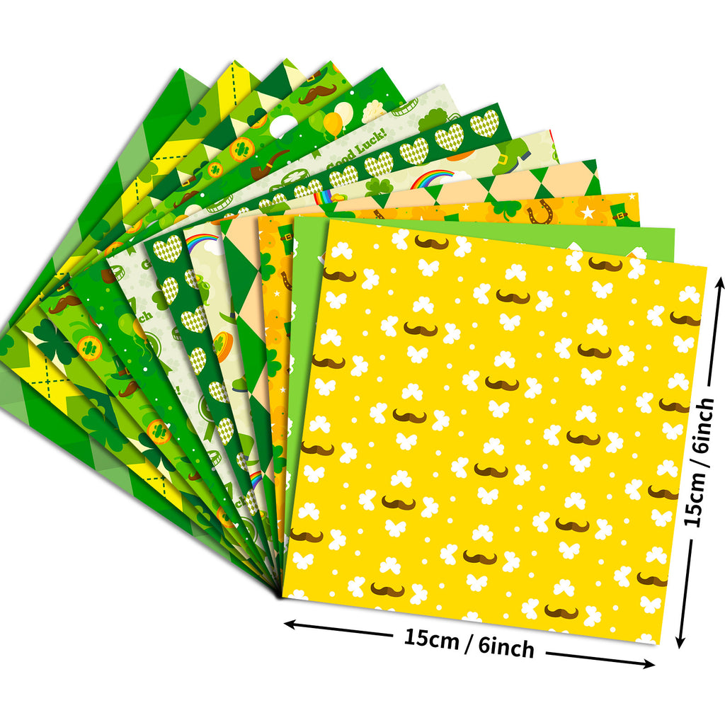 6 inch St. Patrick's Day Scrapbook Paper Pad PA758