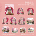 10 Pcs Windows Garden PET Stickers SJCJ