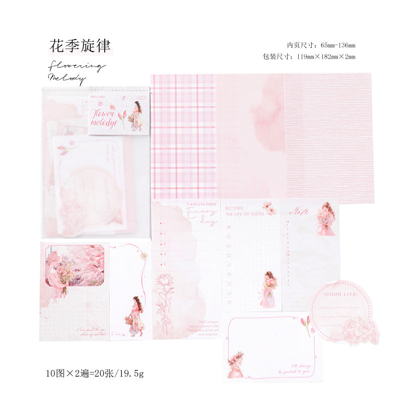 20 Pcs Creative Notepad Paper BZSH