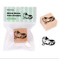 Kawaii Funny Cat Wood Stamp - Sleeping Meow