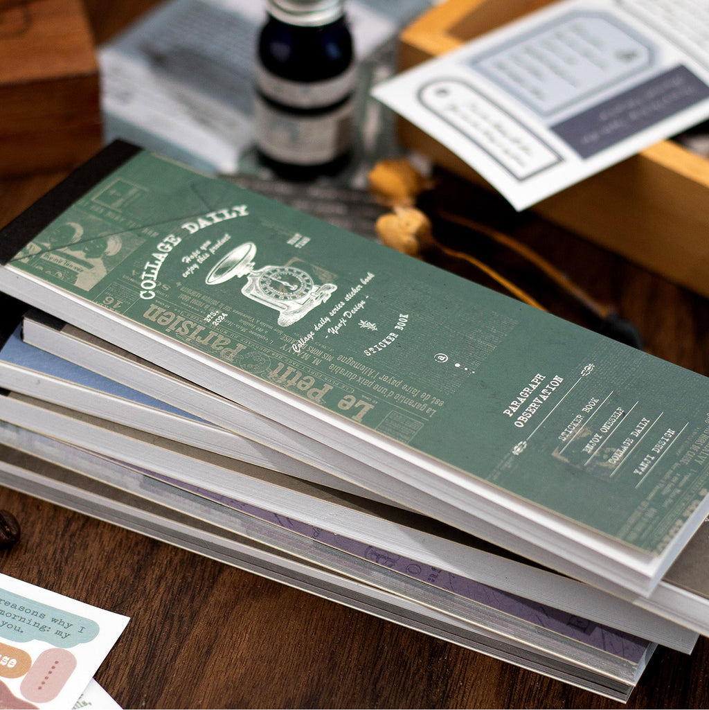 30 Pcs Words Quote Washi Stickers Book