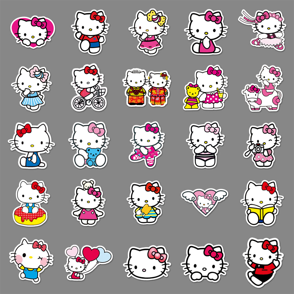 50Pcs Kawaii Waterproof Vinyl Stickers SRO116