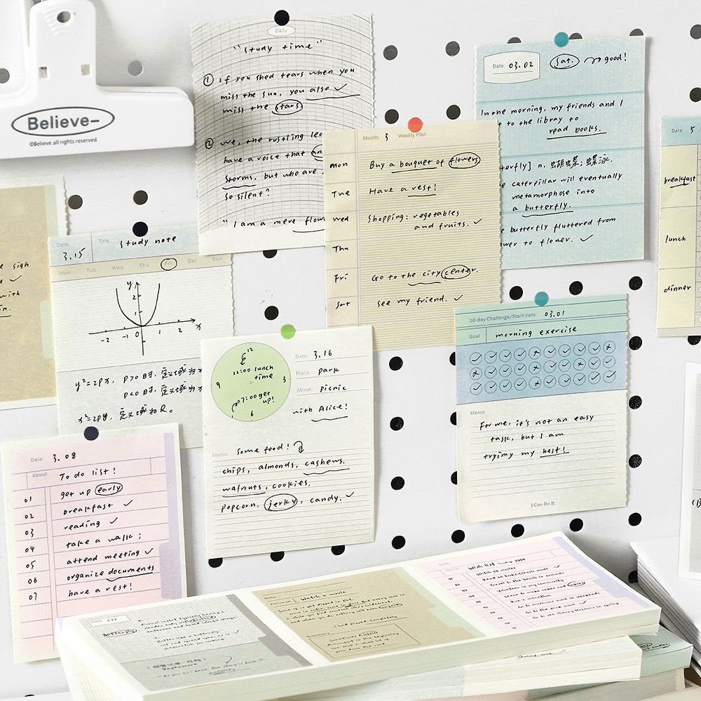 80 Pcs Creative Notepad PFJL