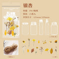 25 Pcs Bottle and Flowers PET Stickers FCHX
