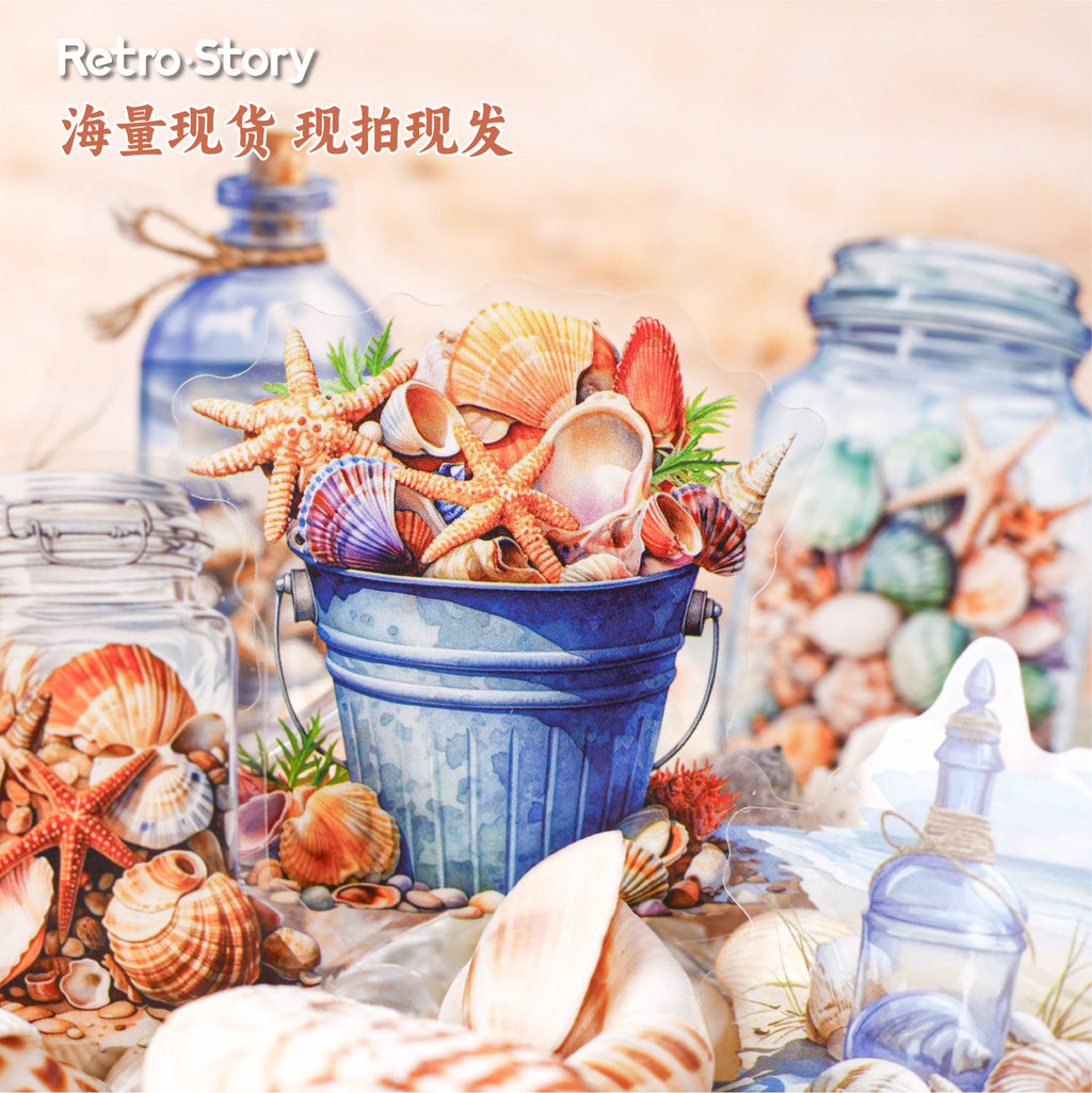 15 Pcs Undersea PET Stickers HDSJ