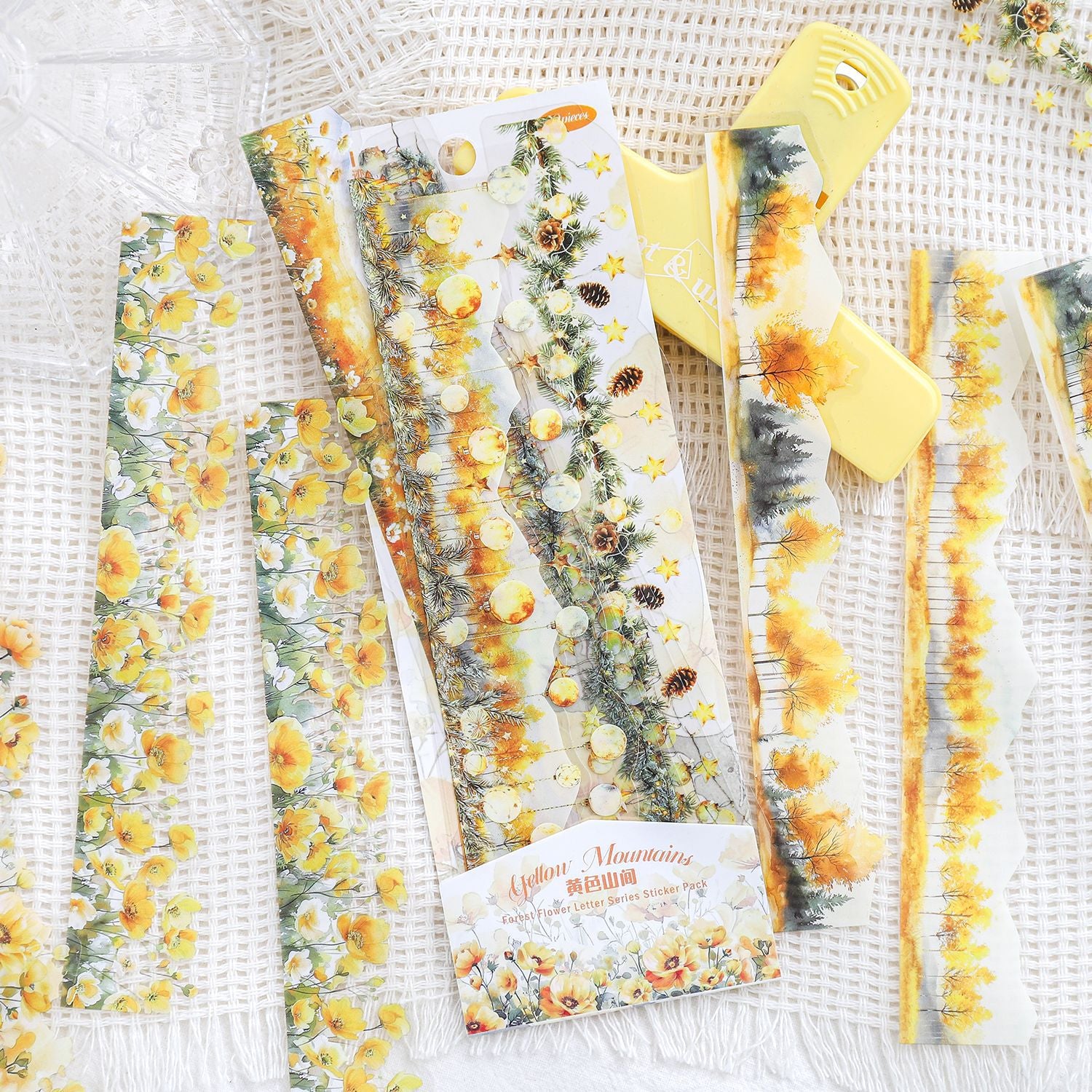 30 Pcs Natural Landscape PET Stickers LJHX