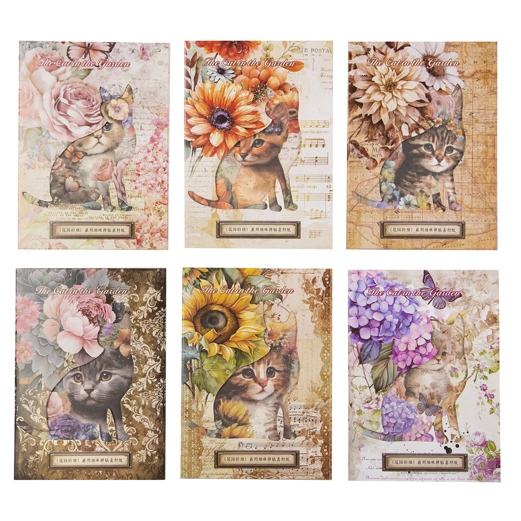 Garmo Cat Scrapbook Paper