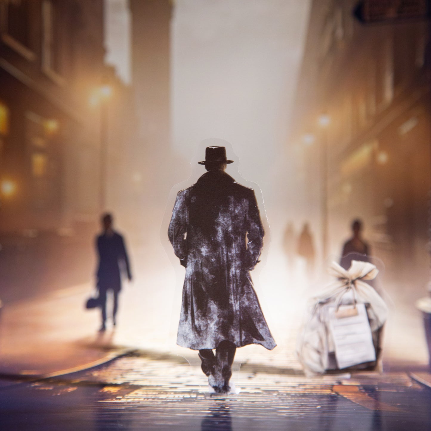 15 Pcs Detective Themed PET Stickers FEMSRZ