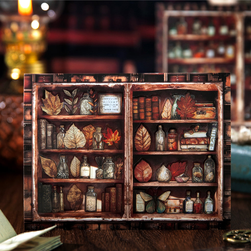 2 Sheets Retro Shelf Journal Stickers WDGZ