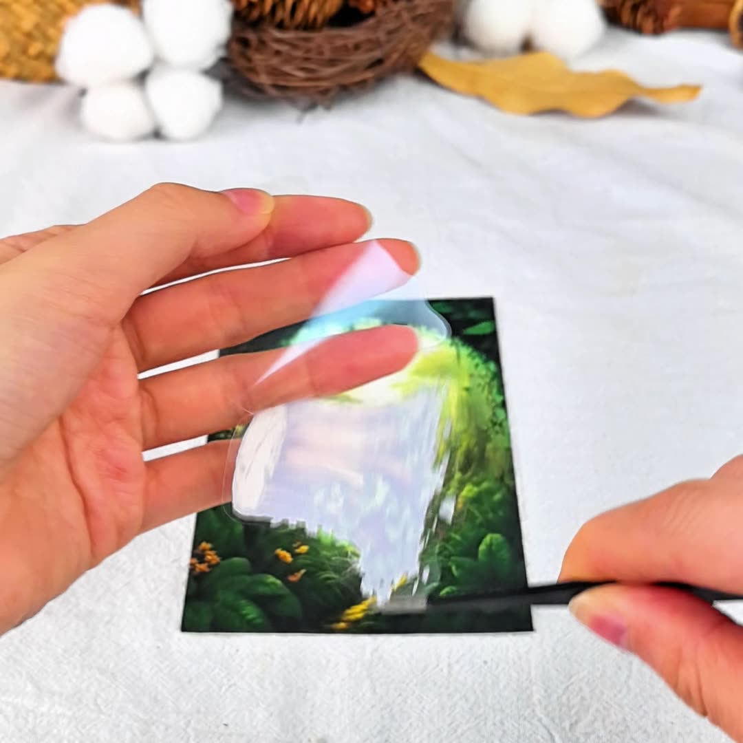 20 Pcs Wood Pile PET Stickers NLXL