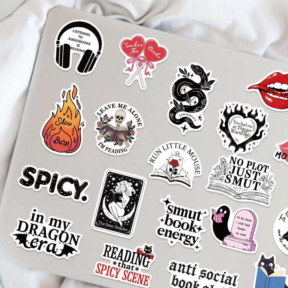 50 Pcs Vinyl Funny Dirty Stickers PMS234