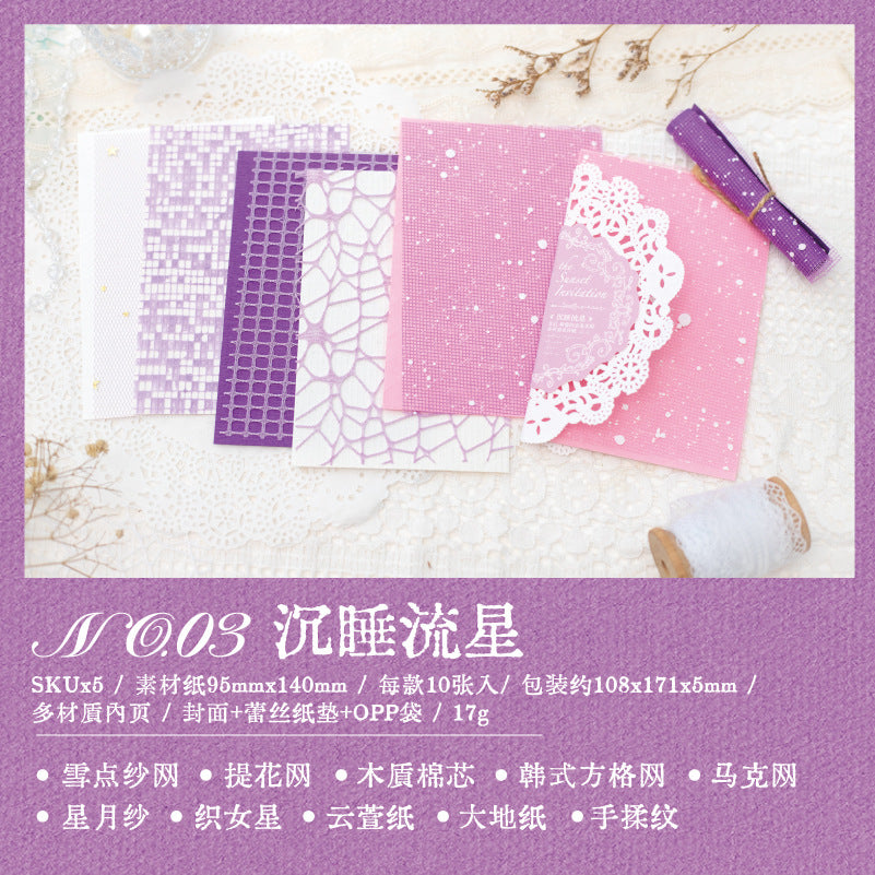 10 Pcs Textured Paper WXQJ