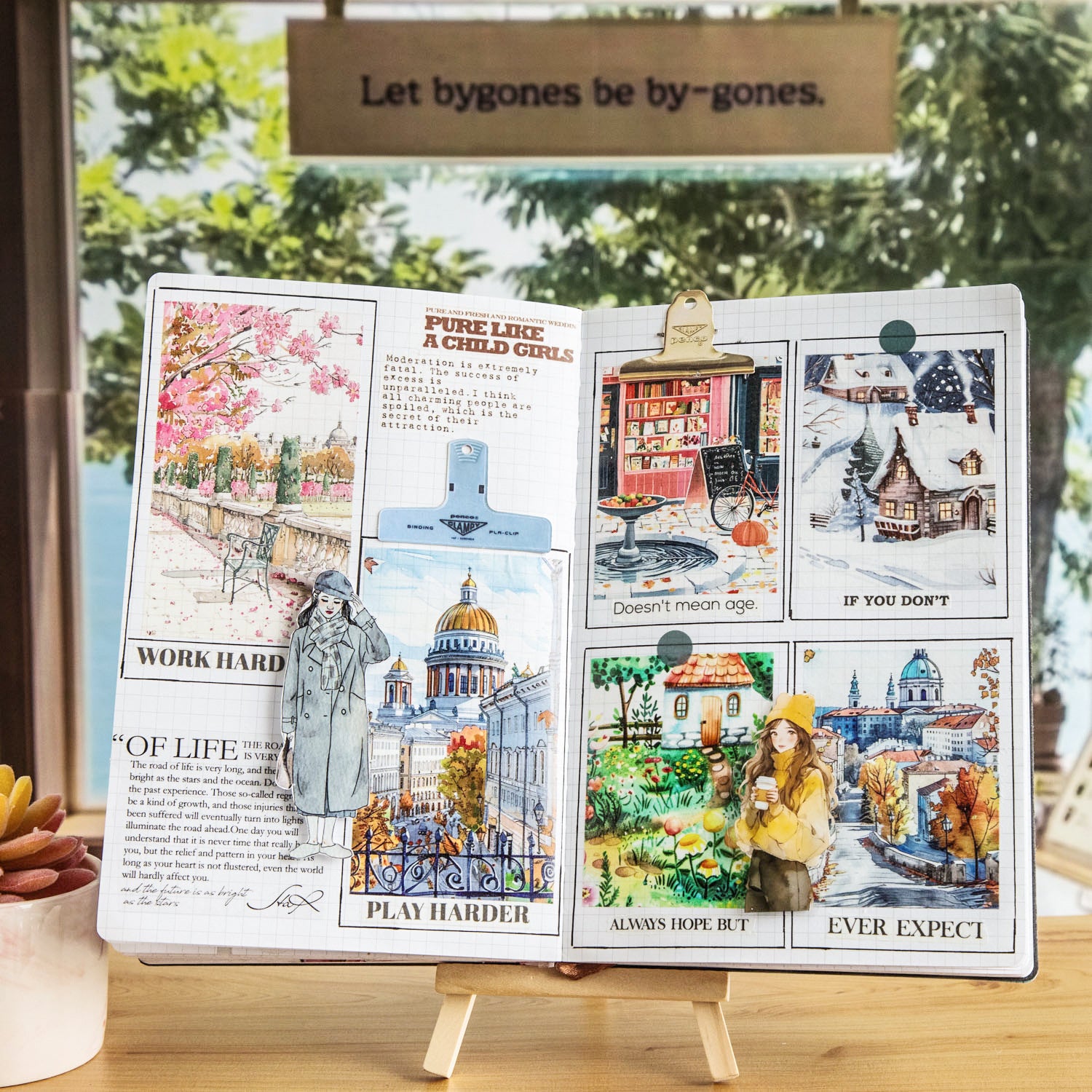 1 Roll Travel Theme Washi Stickers Tape LTJJ