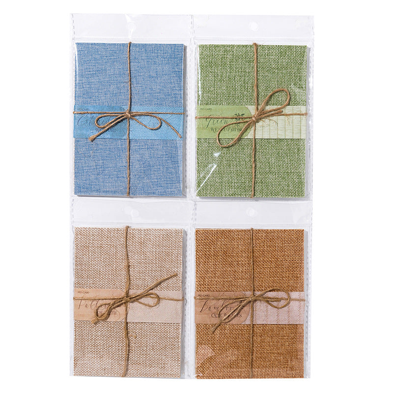 24 Pcs Fabric Texture Journal Paper ZJTB