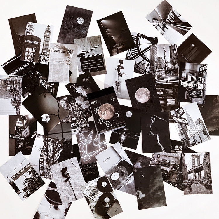 50 Pcs Classic Noir Sticker Booklet