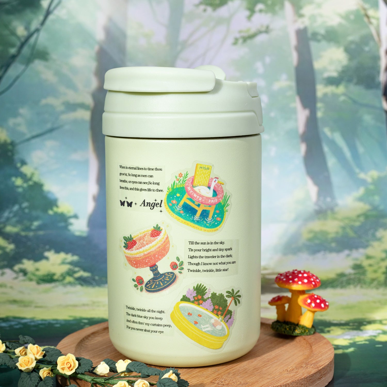 1 Roll Cartoon PET Stickers Tape TYHY