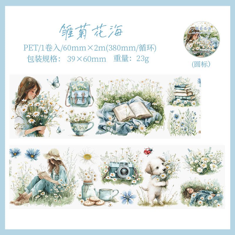 1 Roll Camping Themed PET Tape LYPD