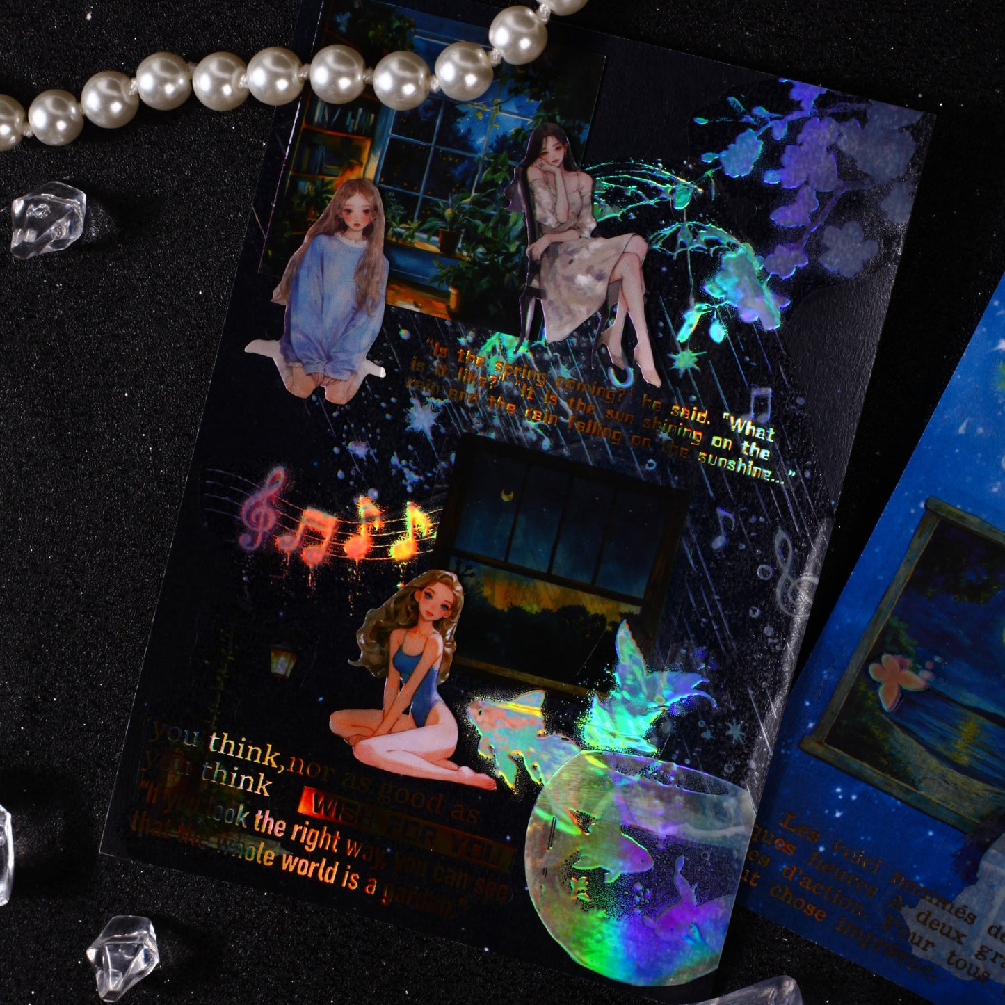 1 Roll Rainy Night PET Tape YYXL