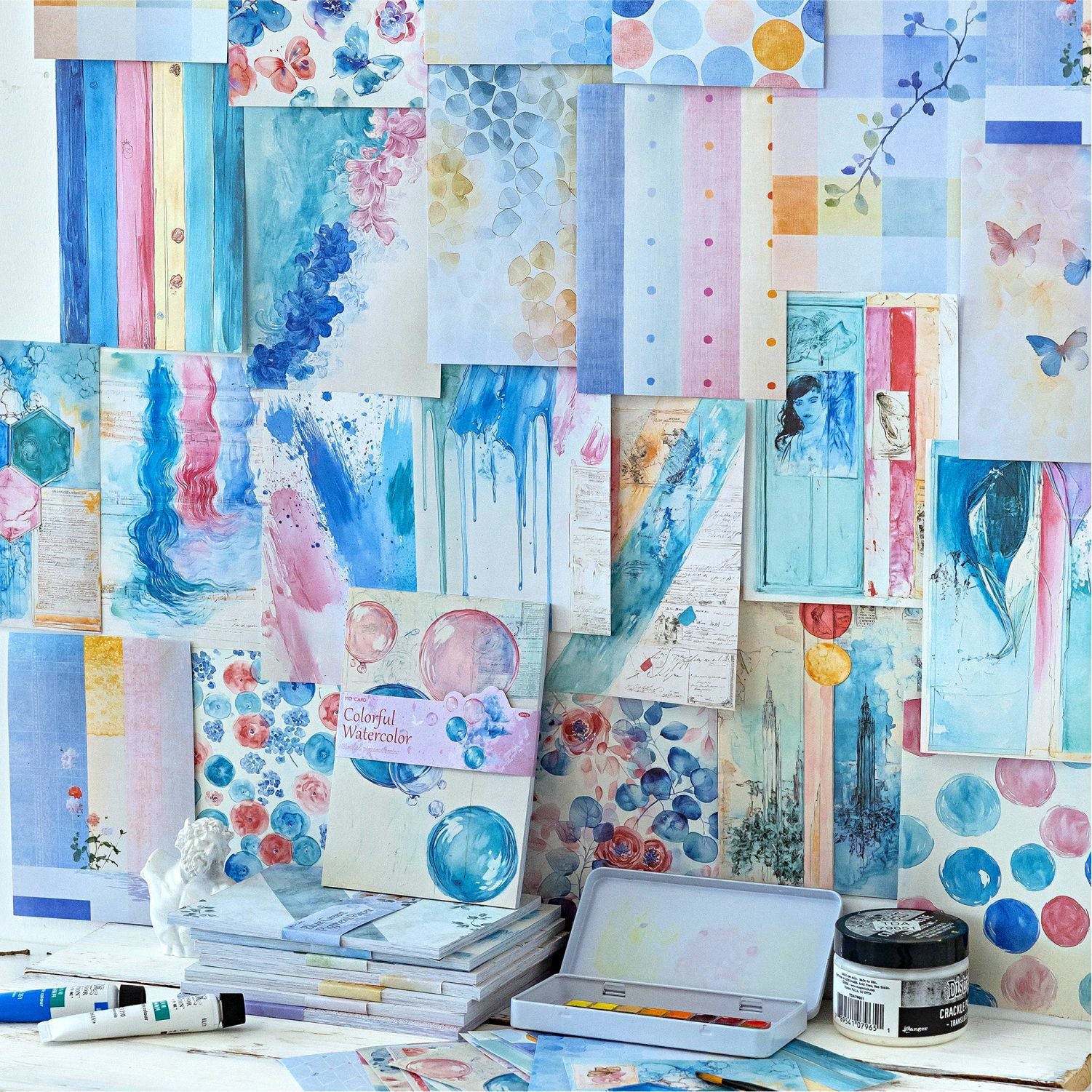 50 Sheets Watercolor Art Journal Paper YRHL