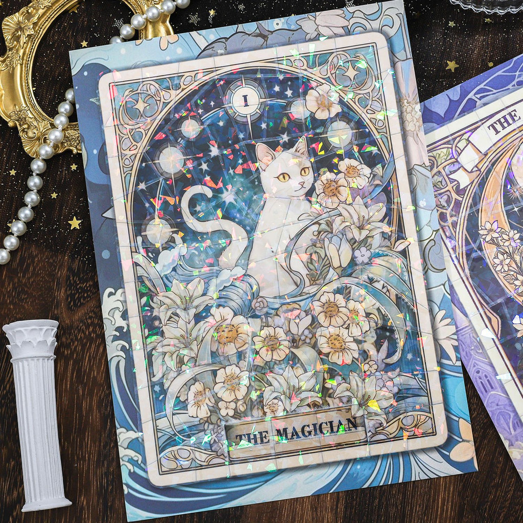 Fantasy Cat Puzzle Stickers Kit YZMY