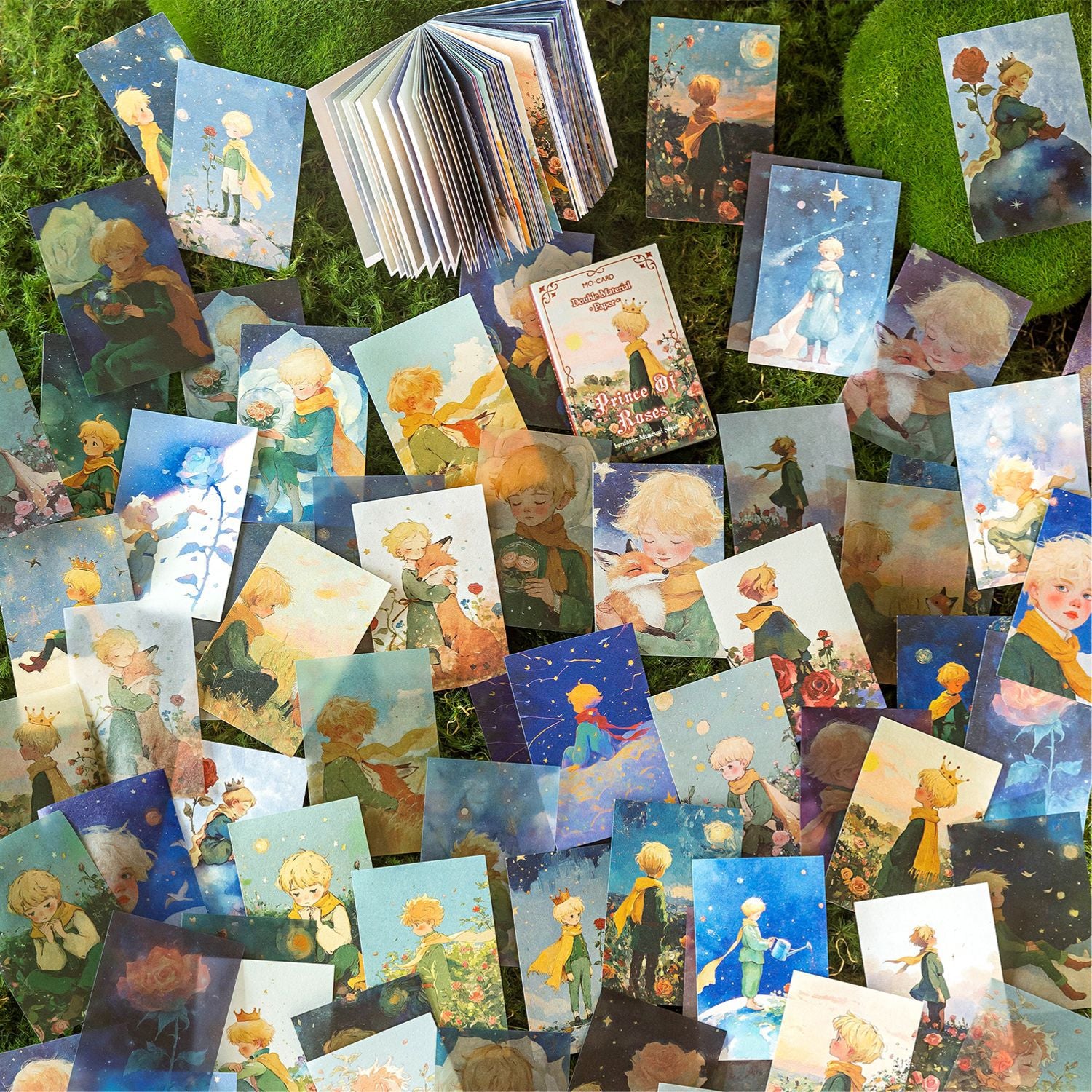 100 Sheets Fantasy Painting Journal Paper QHBWG