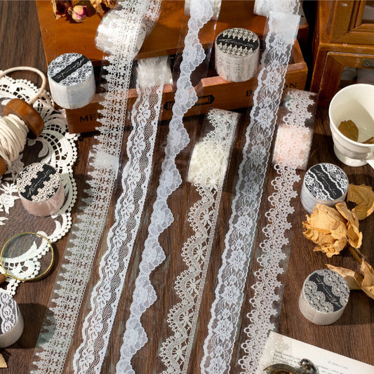 1 Roll Vintage Lace PET Tape WHLS