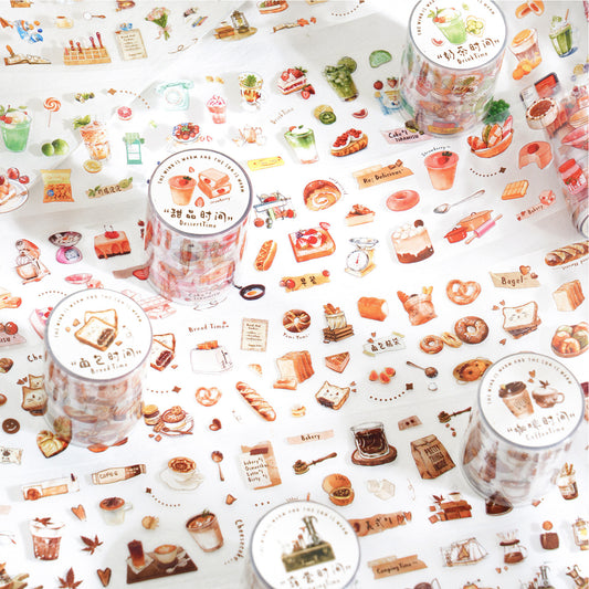 1 Roll Life Style Die-cut Stickers Tape QTDLX