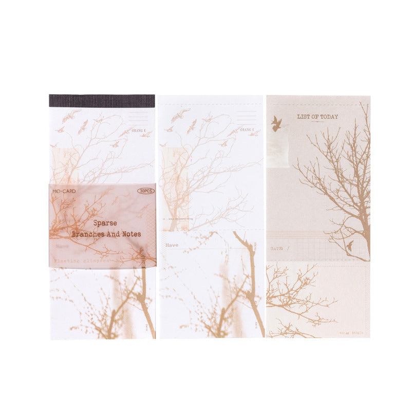 30 Sheets Aesthetic Journal Notepad Paper FGLY