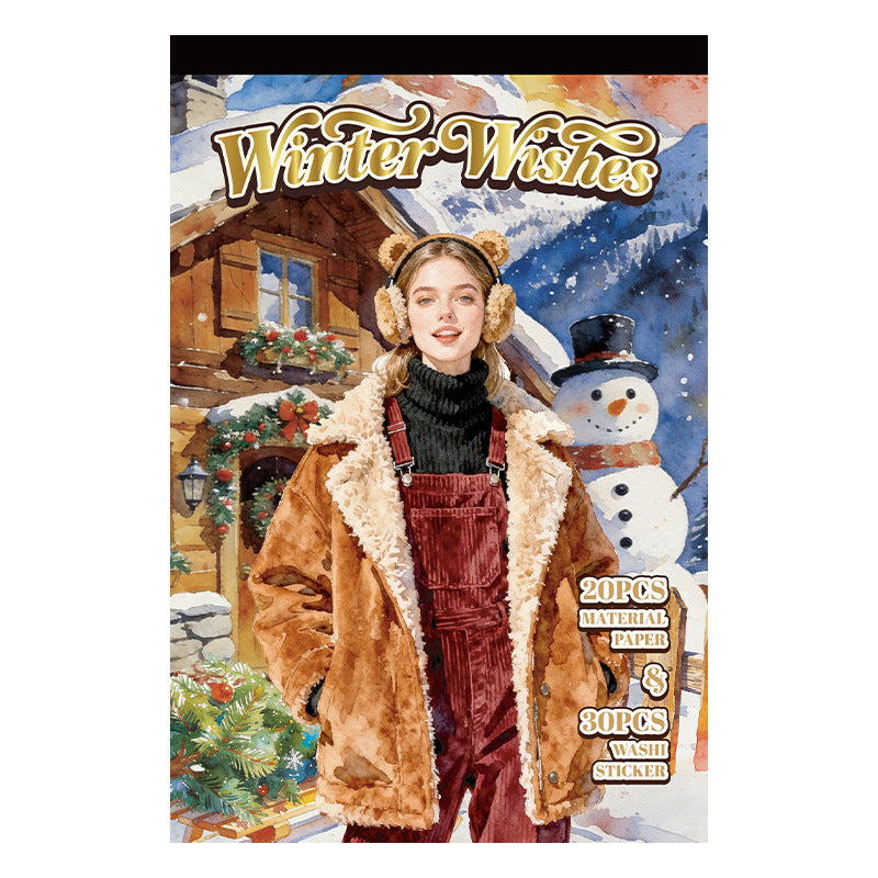 A5 Mixed Material Sticker Book - Winter Wishes