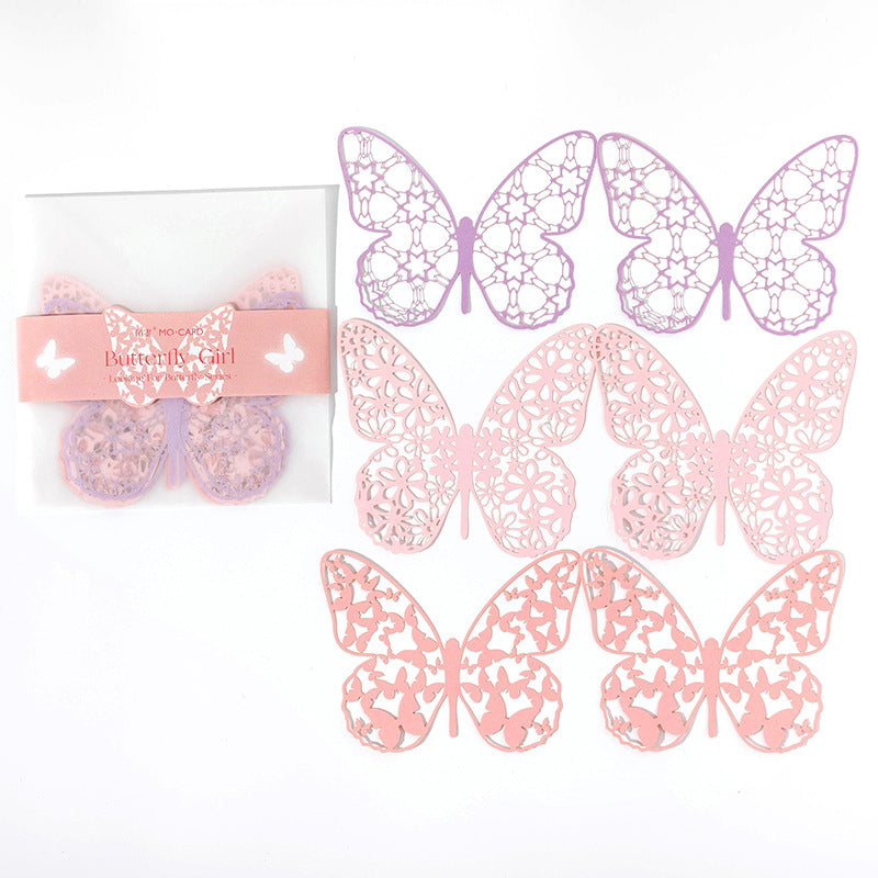 Hollow Butterfly Decorative Paper XZHD