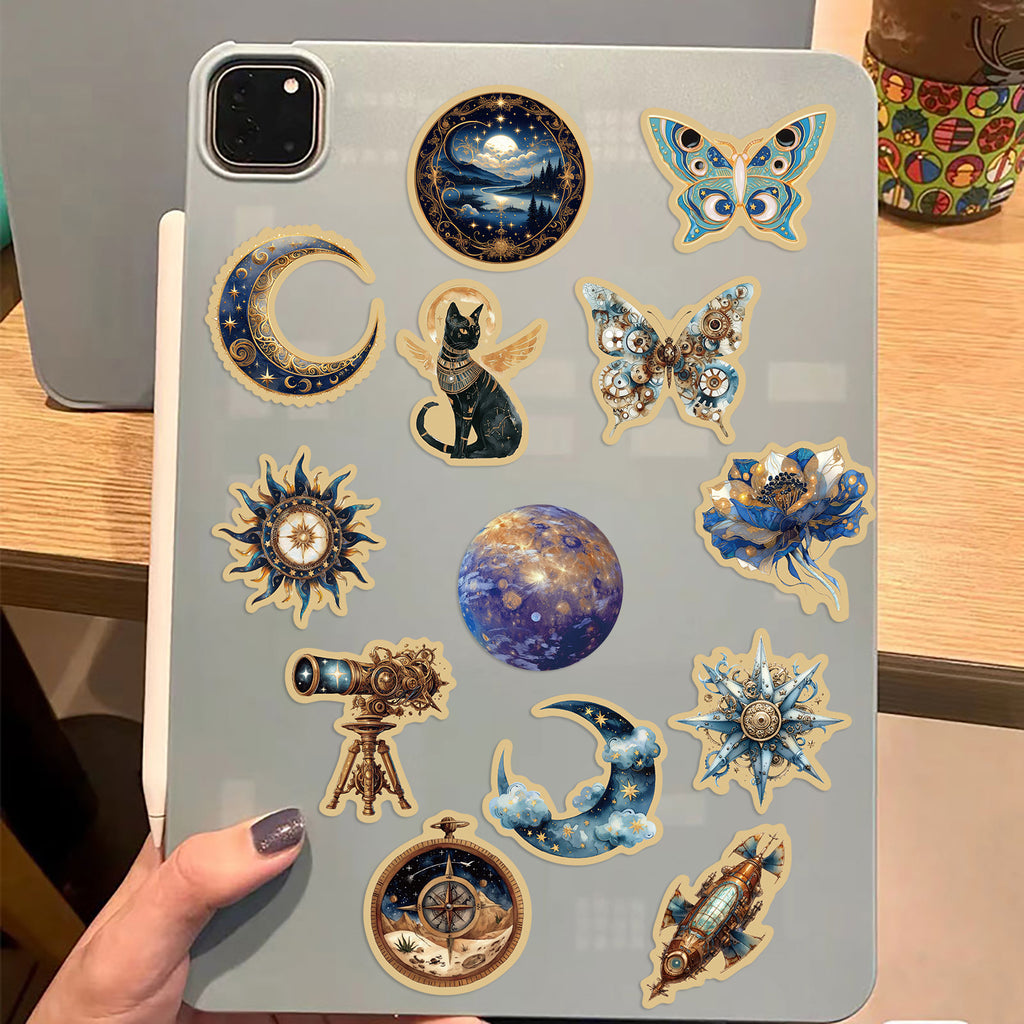 50 Pcs Vinyl Galaxy Stickers WES210