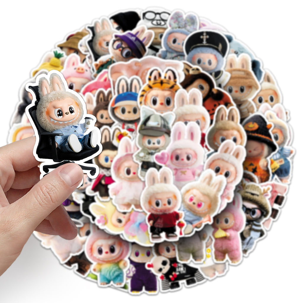 50Pcs Playful Monster Friends Vinyl Stickers LBB04