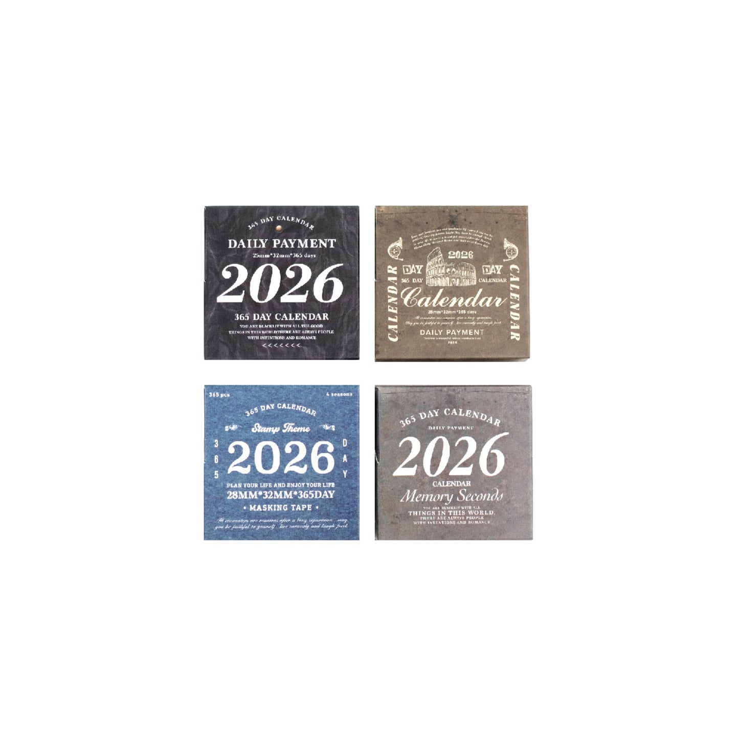 365 Pcs Daily Vintage Journal Stickers 365RZ