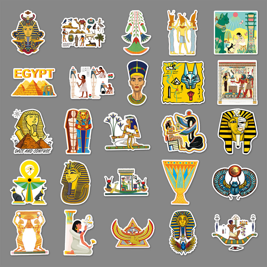 50Pcs Egypt Travel Vinyl Stickers TRV19