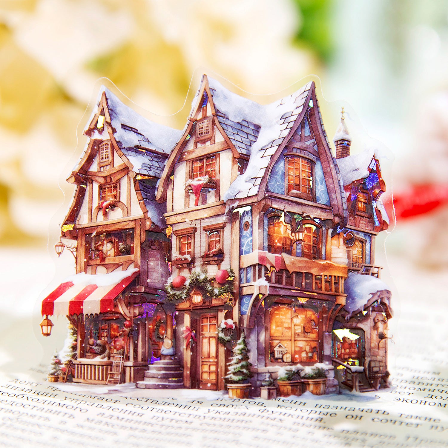 10 Pcs PET House Stickers SJJD