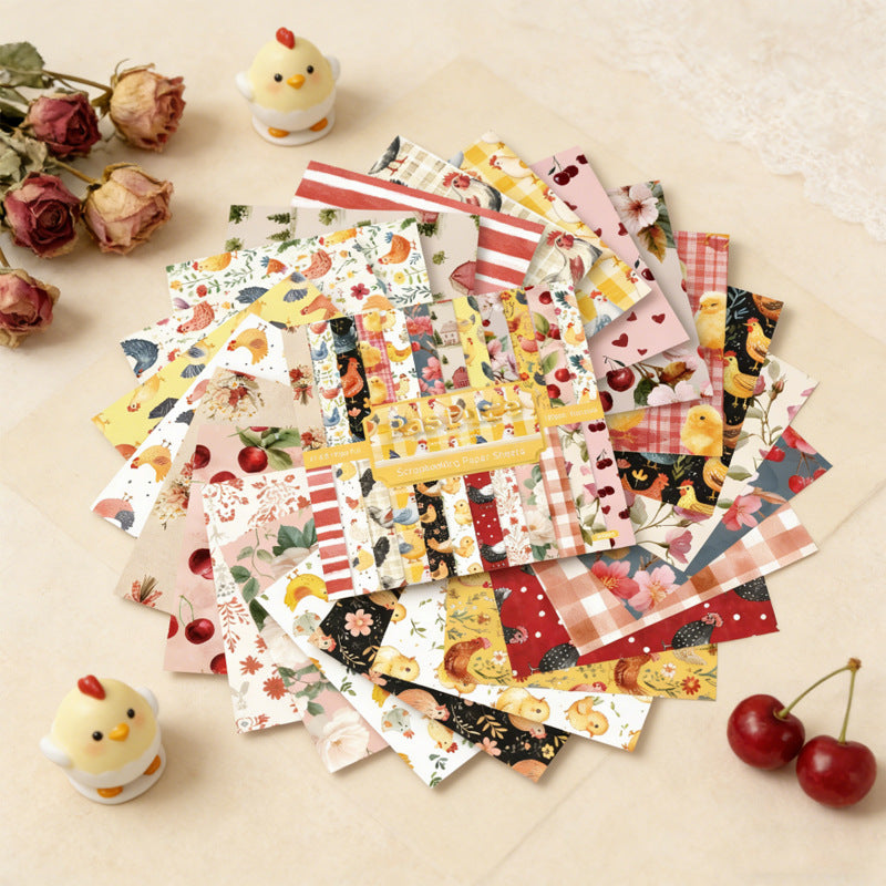 6 inch Pastoral Scrapbook Paper Pad SKP602