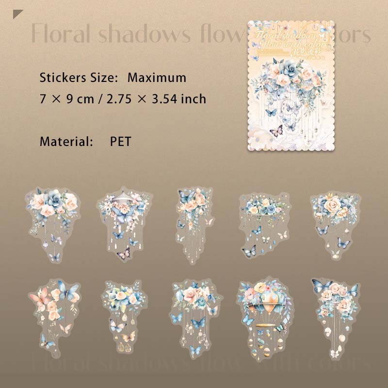 10 Pcs Fantasy PET Stickers HYLC