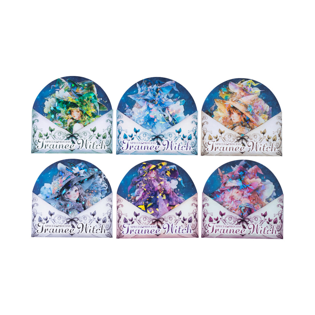 5 Pcs PET Witch Stickes SXNW