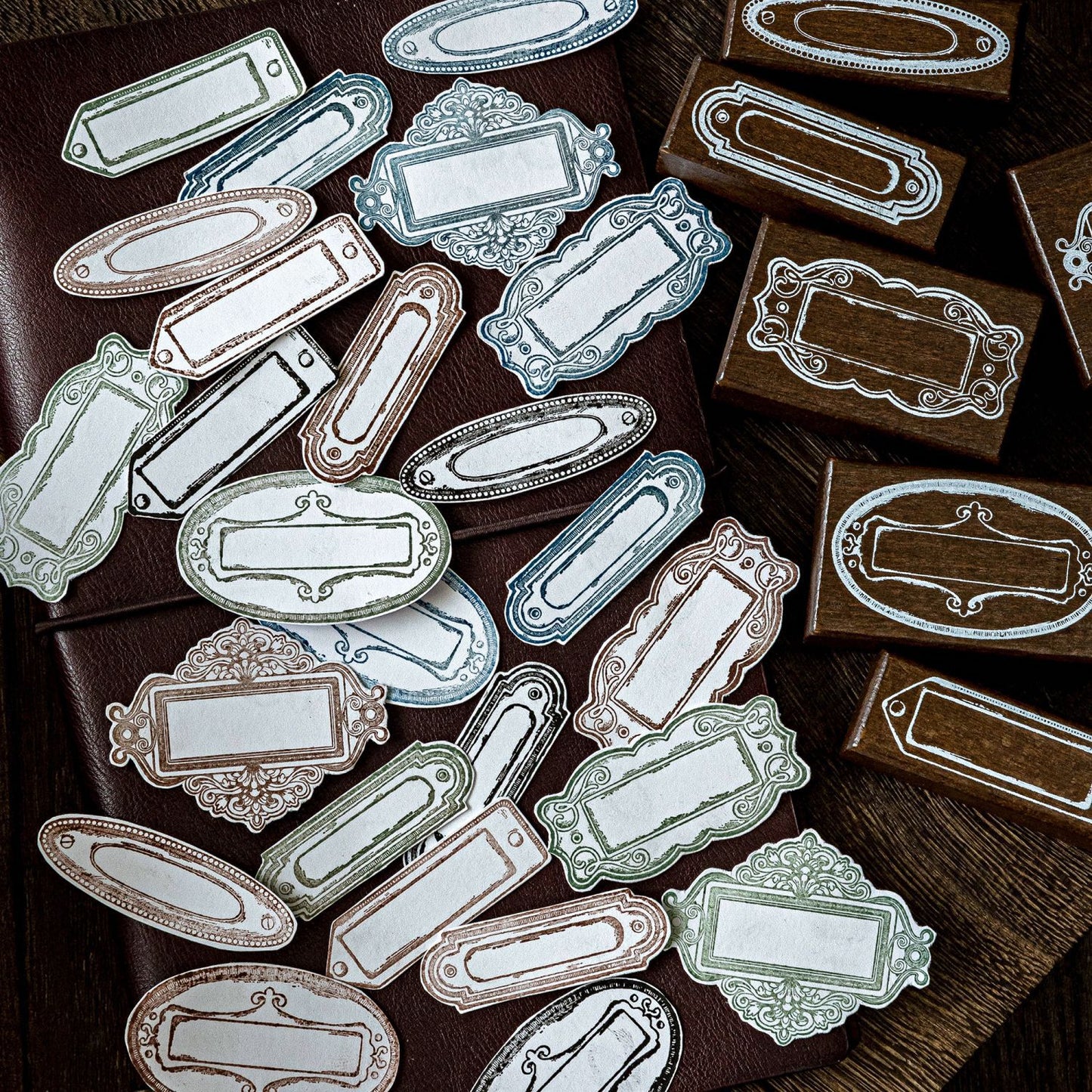 Vitnage Notepad Themed Wooden Stamp BKDAS