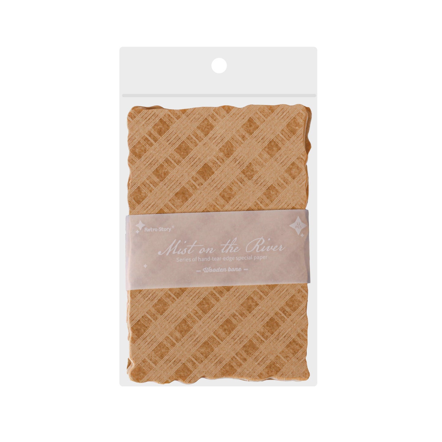 12 Sheets Embossed Journal Paper JWXL