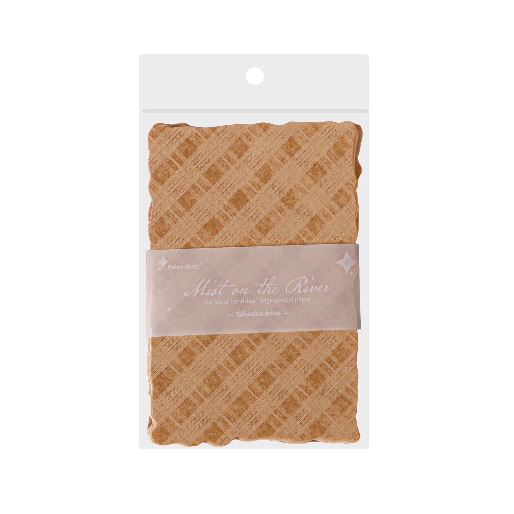 12 Sheets Embossed Journal Paper JWXL