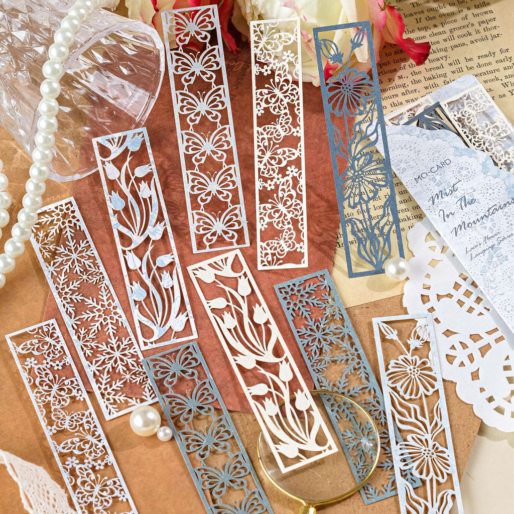 10 Pcs Lace Scrapbook Paper LSHY