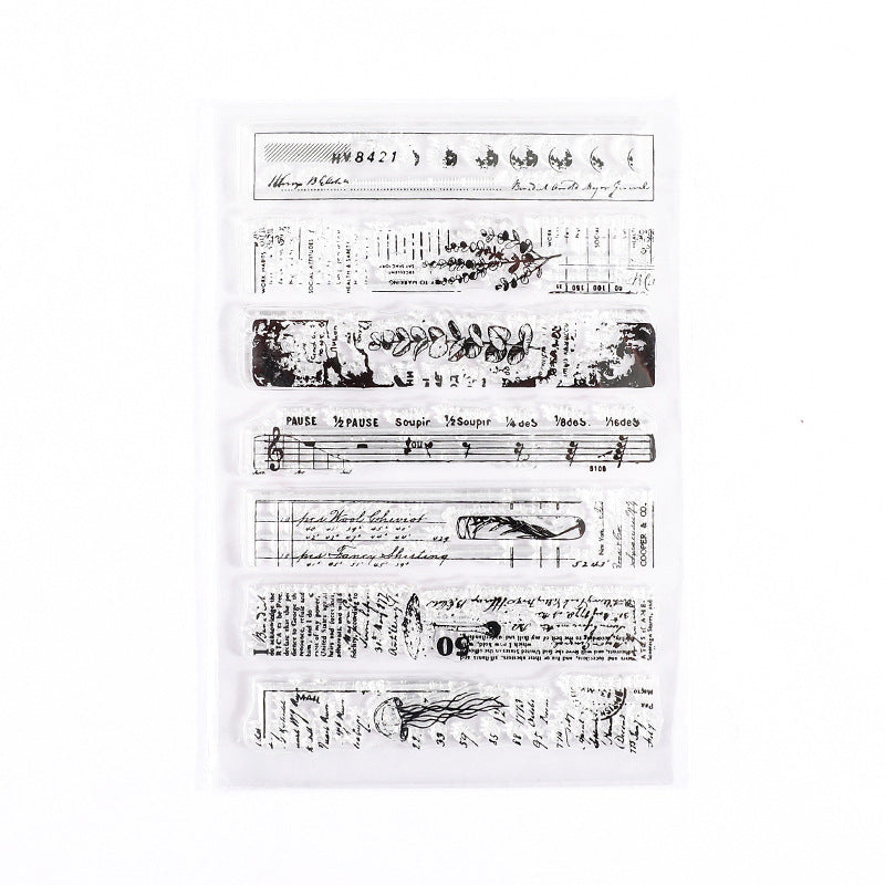 Clear Silicone Stamp Set - Memory