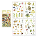 4 Pcs Everyday Journal PET Stickers - Spring Life