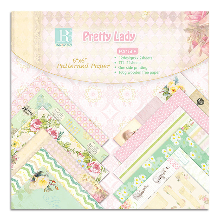 6 inch Scrapbook Paper Pad JYY1508