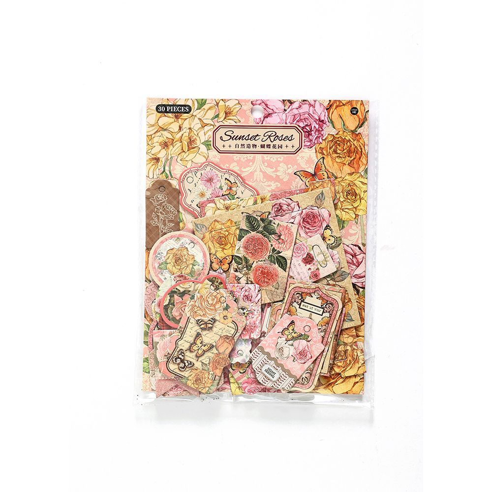 30 Pcs Natural Theme Cardstock Supplies ZRZW