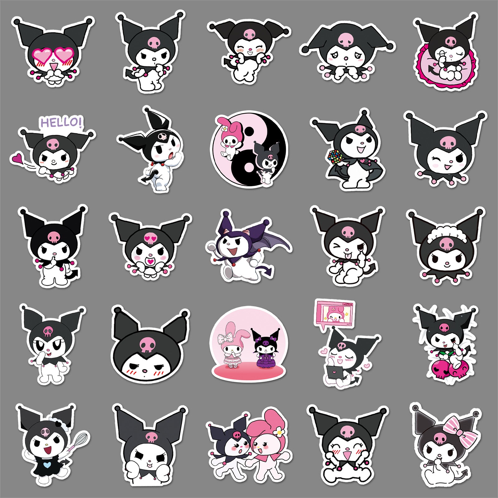 50Pcs Kawaii Waterproof Vinyl Stickers SRO104