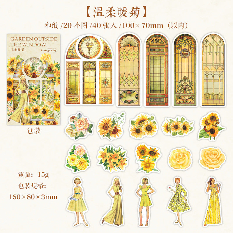 Conhan Washi Lady Stickers