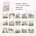 30 Pcs Garden Theme PET Stickers TYMW