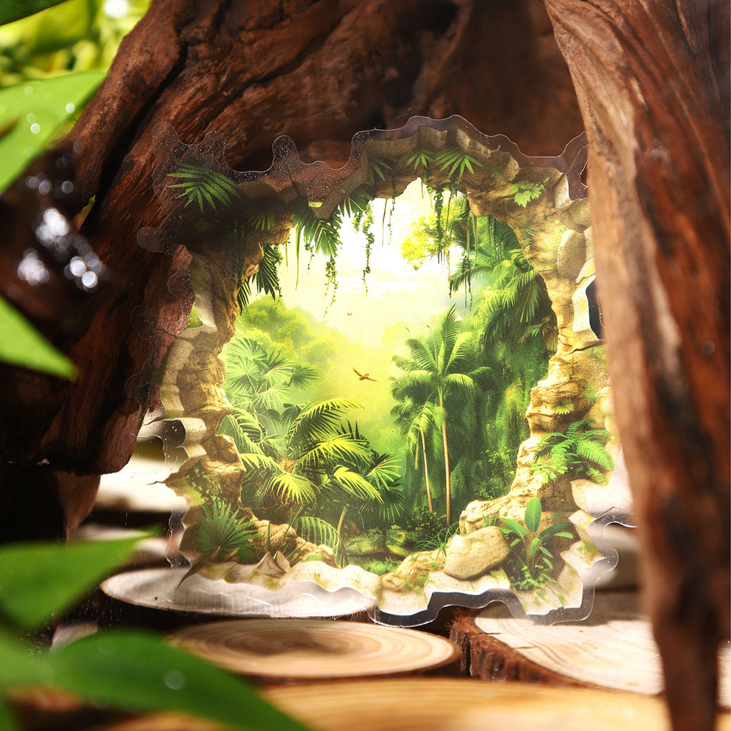 10 Pcs Fantasy Mirror PET Stickers PQHJ